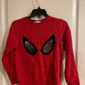 Qty 2 Spider-Man Sweatshirts Size Small (6-7)